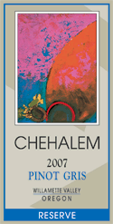 Chehalem 2007 Reserve Pinot Gris 